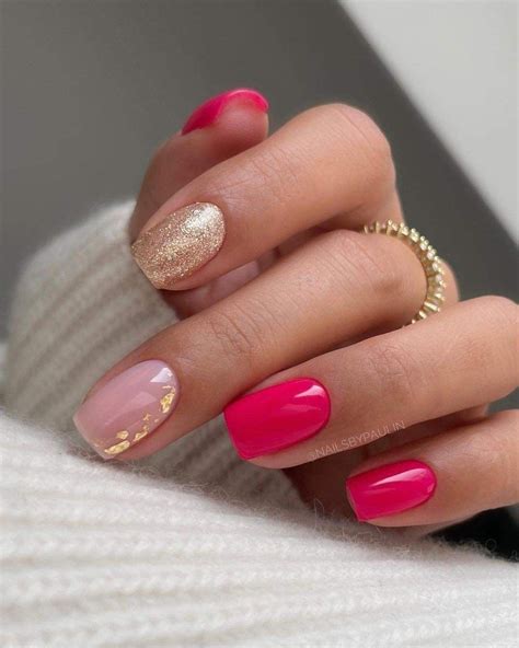 Pin By Rita Gy N Dicenty On K Rmi Gel Nails Stylish Nails Pink Nails