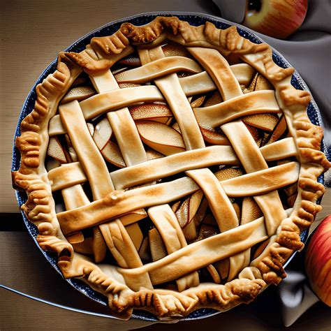 Apple Pie Hyper Realistic Intricate Detail Photograph Creative Fabrica