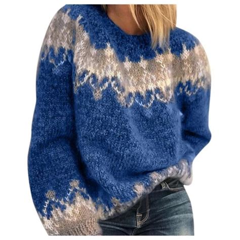 Femmes Automne Et Hiver D Contract L Che Mohair Grossier Tricot