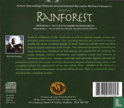 Rainforest Cd W Cdn 20 1994 Artistes Variés Lastdodo