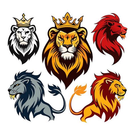 Elegant Lion Logos Powerful And Majestic Lion Emblems For Branding