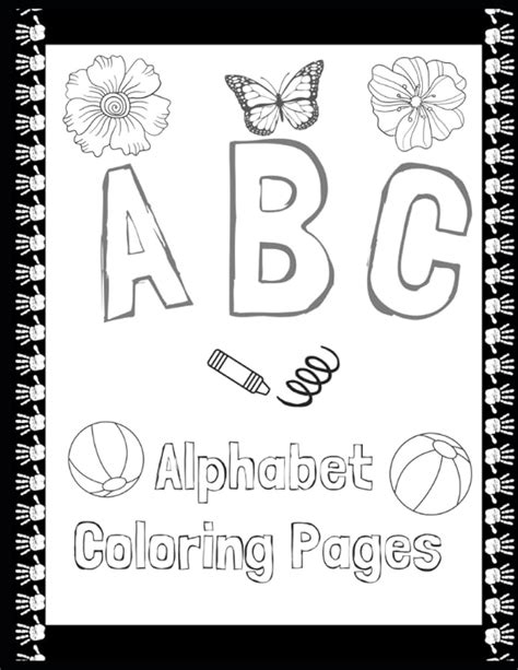 abcd coloring page  preschool preschool coloring