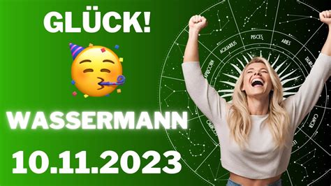 Wassermann Gute Neuigkeiten Horoskop November