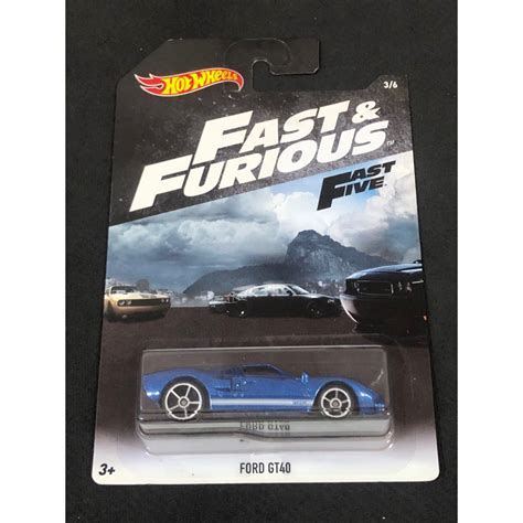 風火輪 hot wheels 玩命關頭 fast furious 福特 ford gt40 限量 普卡 蝦皮購物