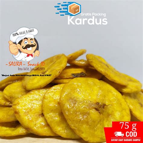 Jual Cemilan Keripik Pisang Manis G Koin Jajanan Murah Terlaris