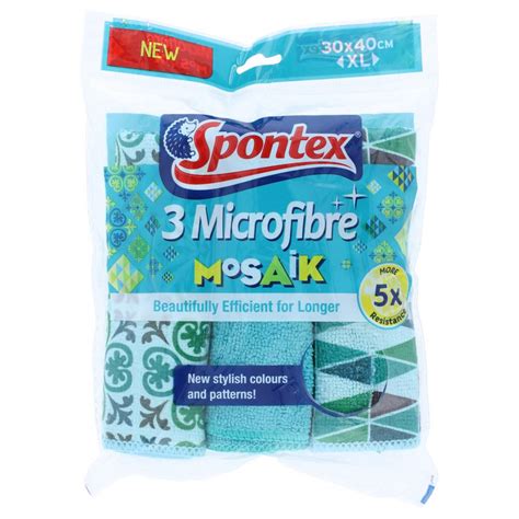 Spontex 3 Microfiber Mosaik