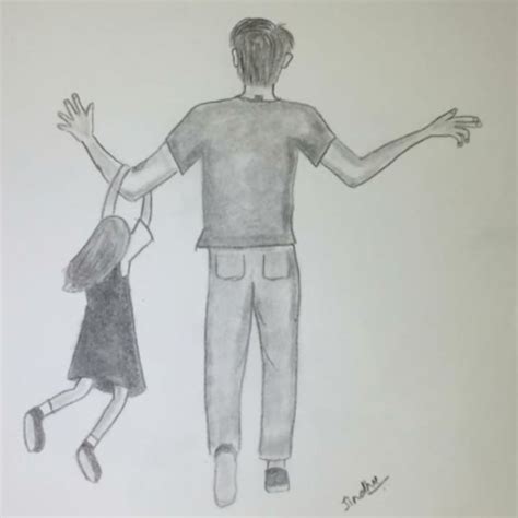 Father S Day Special Pencil Drawing Fathers Day Drawings Father