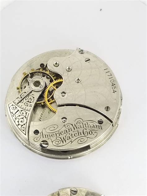 Waltham Model S J Waltham Watch Movement Pocket Watch