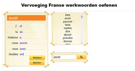 Vervoeging Franse Werkwoorden Oefenen 11766 Hot Sex Picture