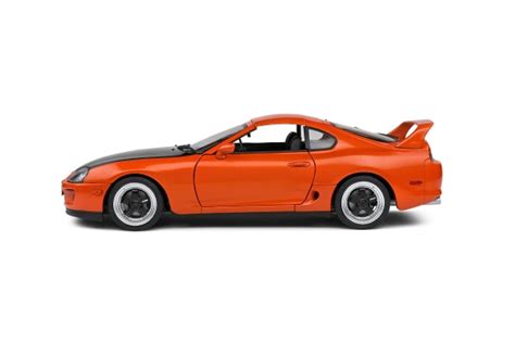 Solido Toyota Supra Mk4 A80 Streetfighter 1993 Orange Diecast Car