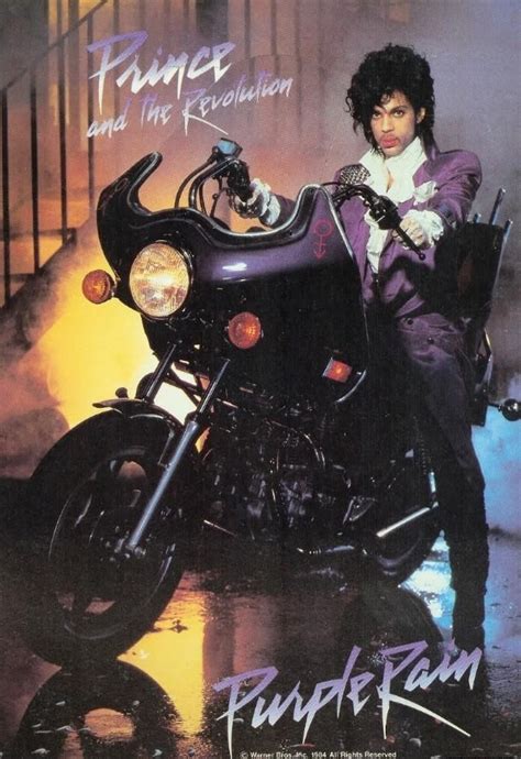 Purple Rain Motorcycle Scene