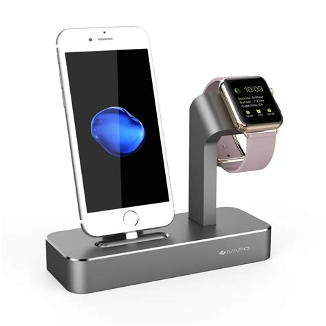 Aliexpress.com : Buy iVAPO 2 in 1 Charging Dock For Apple Watch Stand Series 3/2 Solid Aluminum ...