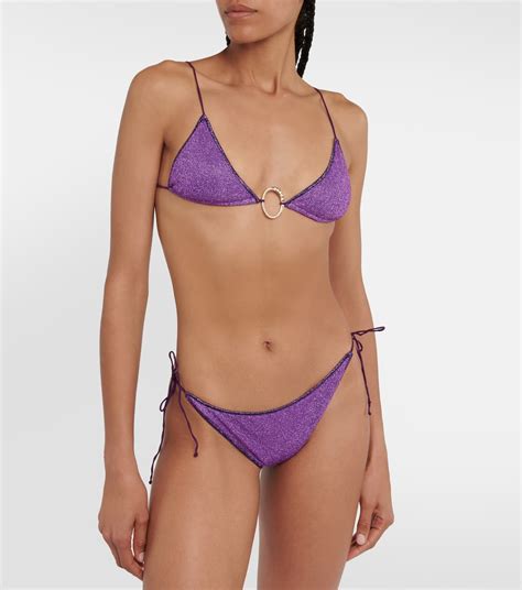 Lumiere Bikini Set In Purple Oseree Mytheresa