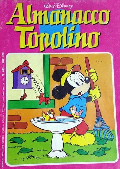 Cover For Almanacco Topolino Arnoldo Mondadori Editore Series