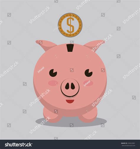 Saving Money Graphic Design Vector Illustration Stock Vector Royalty