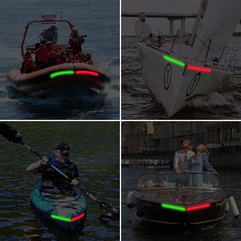 UCINNOVATE LED Boat Light, 12" Waterproof Navigation Lights, Super Bri