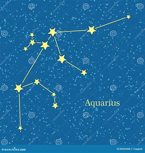 Aquarius Zodiac Sign Symbol Horoscope. Vector Stock Vector - Illustration of esoteric, mythology ...