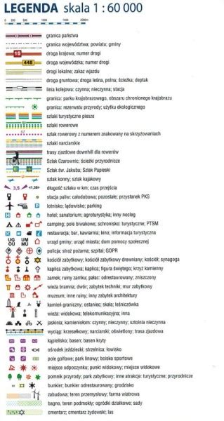 SUDETY WSCHODNIE MAPA TURYSTYCZNA SKŁADANA