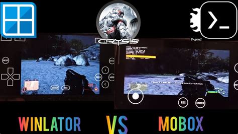 Crysis Mobox Vs Winlator Windows Emulator Comparison Test On Realme Gt