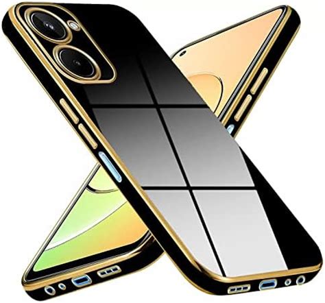 Mr Case 6D Chrome Back Cover Case For Realme 10 4G Gold Plated