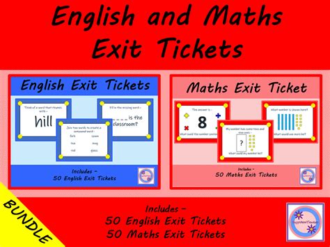 English And Maths Exit Tickets Teaching Resources Counting In S Key