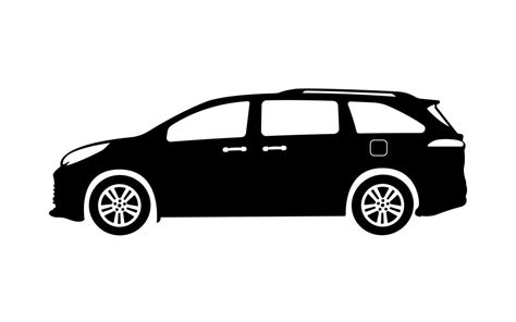 Family Car Vehicle Silhouette Illustration. 7781025 Vector Art at Vecteezy