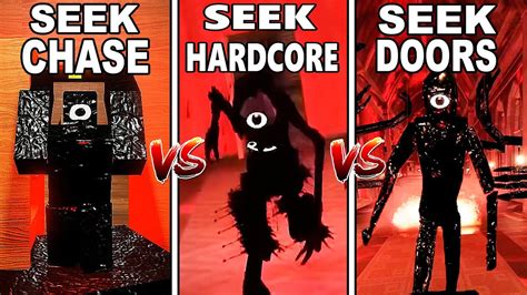 Doors Seek Vs Seek Doors Hardcore Vs 6 Different Seek Chases Vs Doors