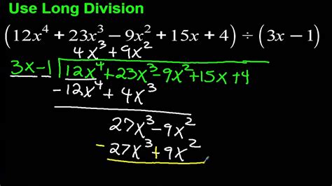 How To Write Polynomial Division Remainders