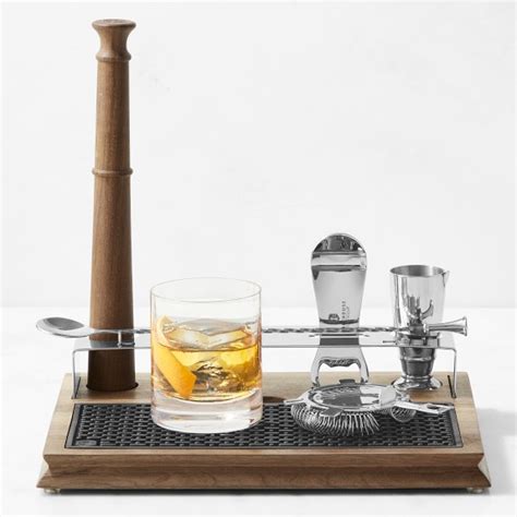 Crafthouse By Fortessa Bar Tools With Stand Bar Mat Williams Sonoma