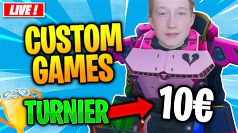 Custom Games 10 PREISGELD Turnier Deutsch DUO SOLO Fortnite