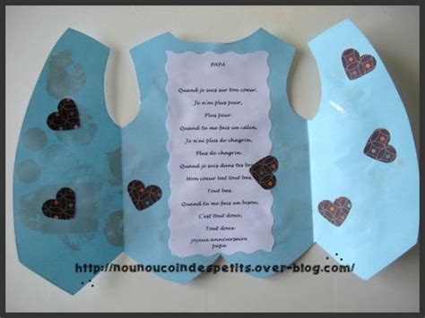 Carte Gilet Anniversaire Papa Le Blog De Nounoucoindespetits