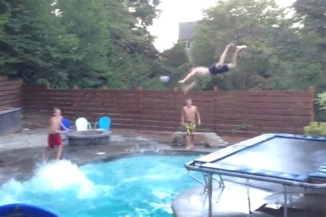 Now THIS Is the Best Swimming Pool Basketball Alley-Oop Trick Shot Dunk Ever (Video) | Total Pro ...