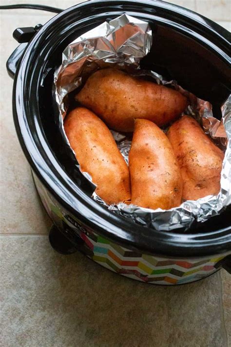 Slow Cooker Sweet Potatoes Peanut Blossom