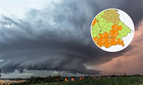 Nächste Unwetterfront rollt auf Bayern zu Starkregen und Gewitter