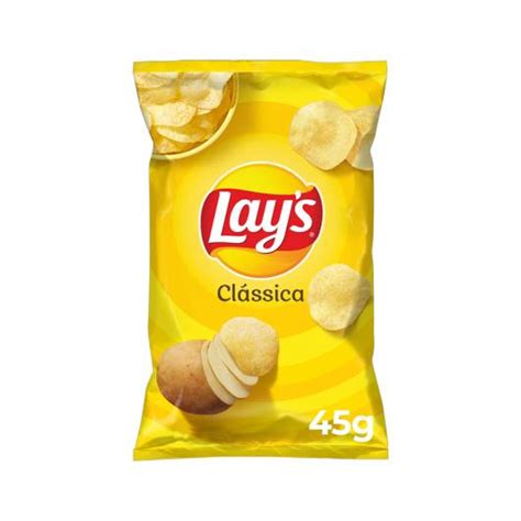 Batata Frita Lisa Clássica Lay s Pacote 45g Sonda Supermercado Delivery