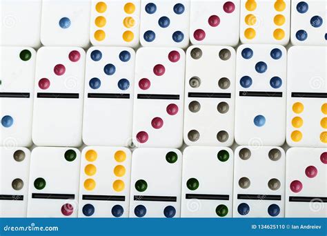 Domino Tiles Stock Photo Image Of Challenge Risk Background 134625110