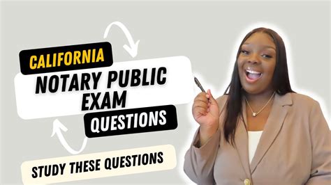 California Notary Public Exam Questions What I Wish I Knew What