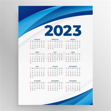 annual calendar layout  event organizer vector design stock