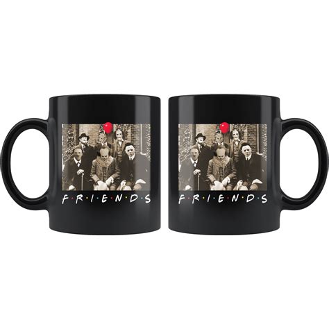 Official Psychodynamics Horror Movie Characters Friends Mug