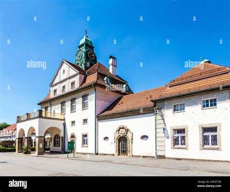 Beautiful Sprudelhof In Bad Nauheim In Summer Stock Photo Alamy