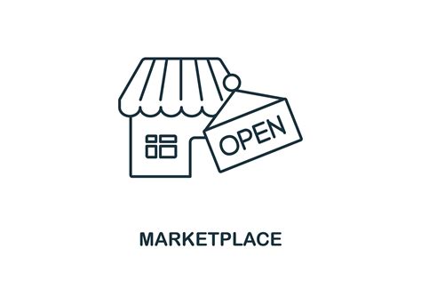 Marketplace Icon Graphic By Aimagenarium Creative Fabrica