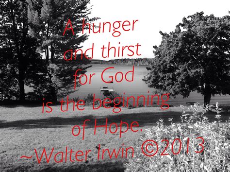 Hunger and Thirst for God