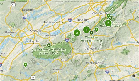 Cherokee National Forest Backpacking List Alltrails