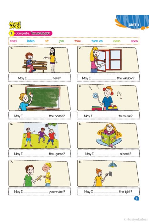 Kurmay ELT 4 Sınıf More More Fenomen Test Book Worksheets