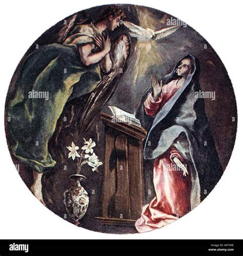 El greco the annunciation fotografías e imágenes de alta resolución Alamy