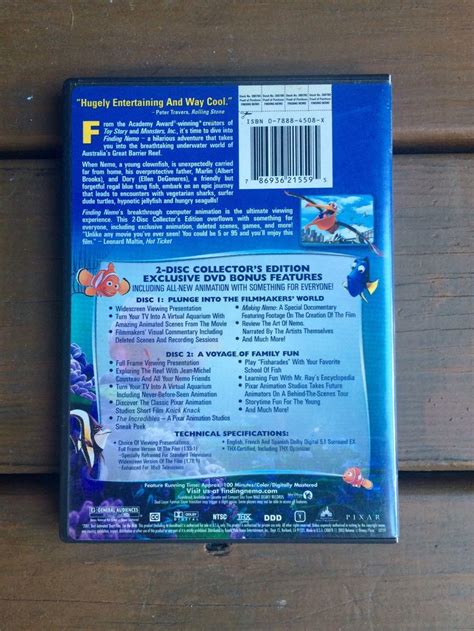 Finding Nemo Dvd Menu Disc 1