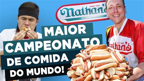 O Maior Campeonato De Comida Do Mundo Nathans 2019 Youtube