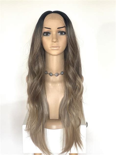 Long Dark Blonde Ombre Lace Front Wig Thinkhair Australia