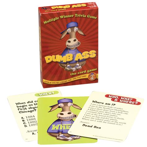 Trivia Dumb Ass Card Games Spilsbury