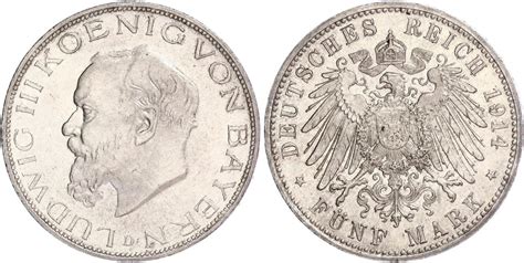 NumisBids WAG Online OHG Auction 129 Lot 1281 Bayern Ludwig III